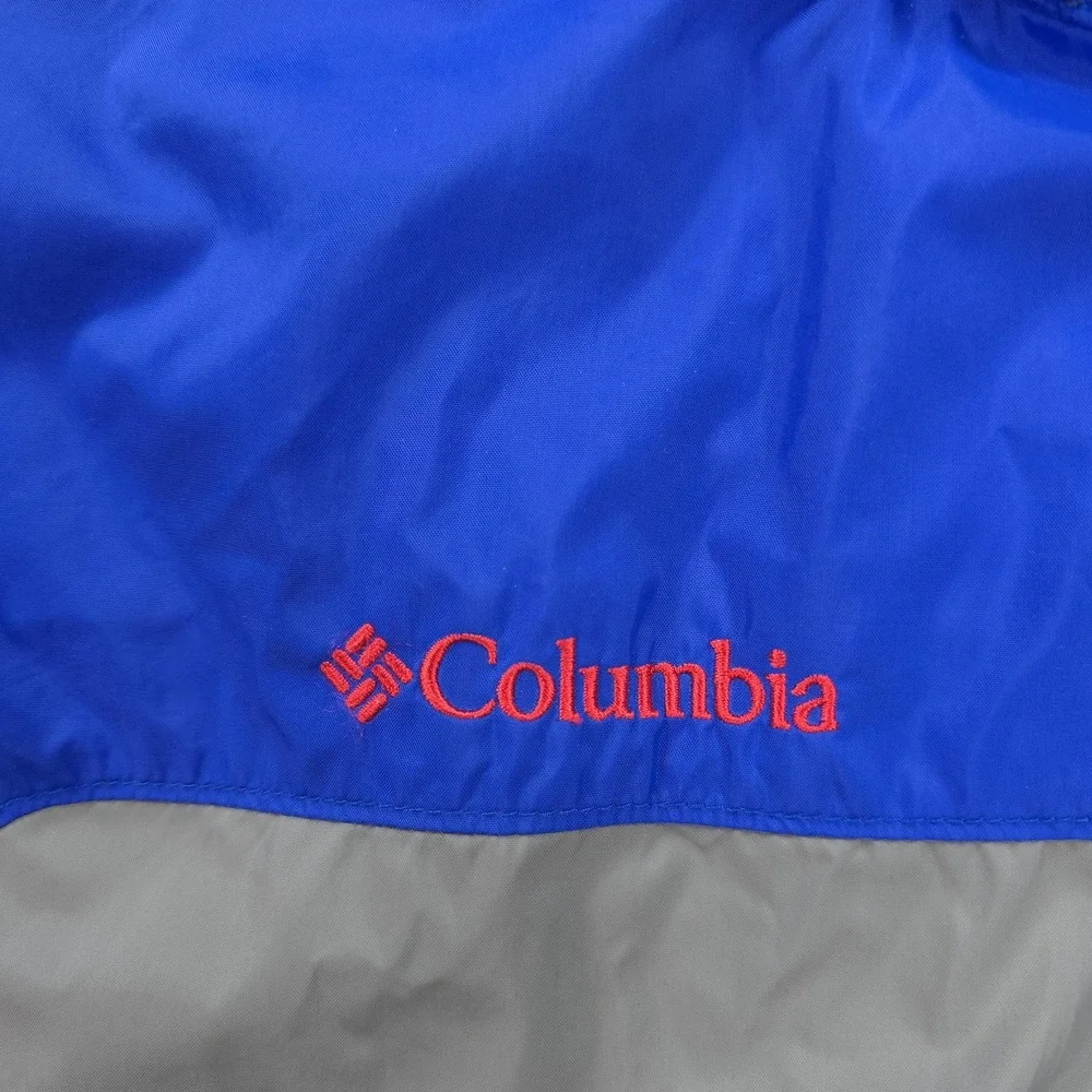 Kansas‎ Jayhawks Jacket Mens Large Gray NCAA Football Columbia Full Zip Hooded